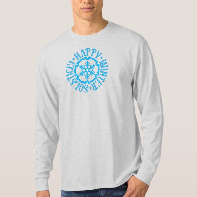 Glad vintersolstånd! t shirt (Framsida)