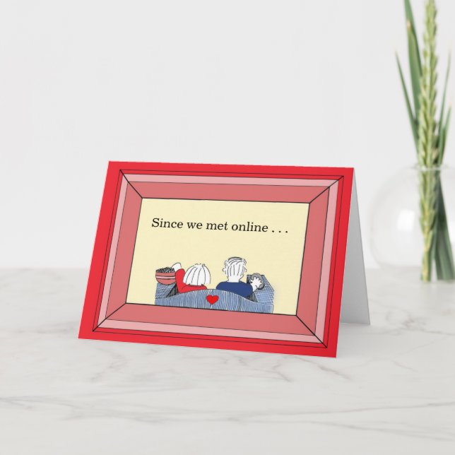 Glad we Met (online) - Valentine Helgkort (Framsida)