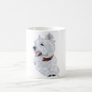 Glad West Highland White Terrier Kaffemugg