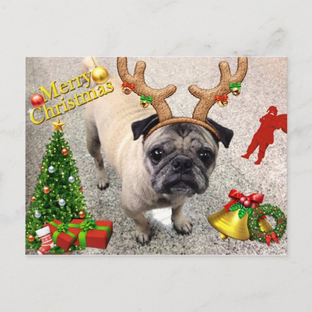 Glad X'mas vykort Machi (Framsida)