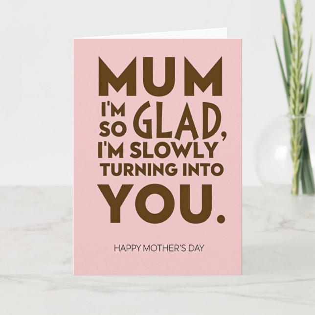Glad You Mamma Mors Dag Kort (Framsida)