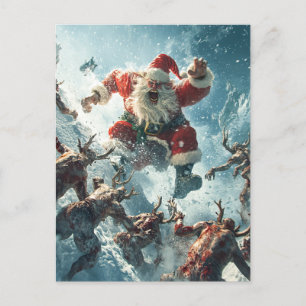 Glad Zombiejul Postkort Vykort