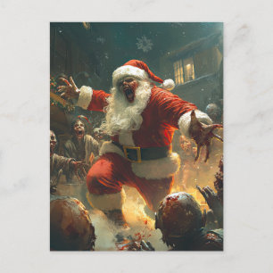 Glad Zombiejul Postkort Vykort