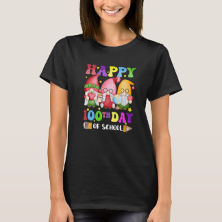 Glada 100 dagars skola Tomtar Lärare Barn Söt T Shirt