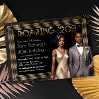 Glada 20-talet Gatsby 1920-talet Afroamerikan 