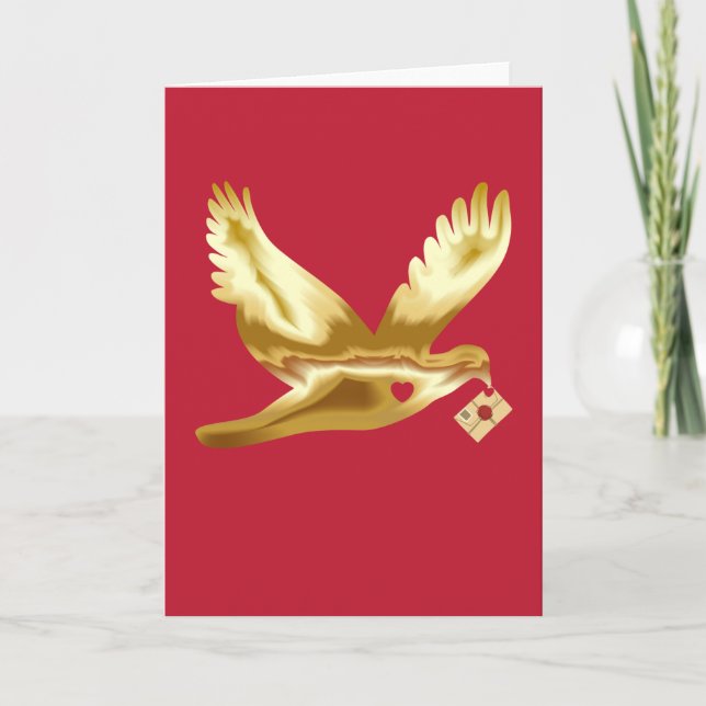 Glada Alla Hjärtans Dag Hälsning  Kort (Framsida)