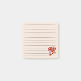 Glada Alla Hjärtans Dagen Post-it-lappar Post-it Block