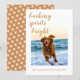 Glada Andar Livar Upp Ditt Hundfoto Under Helgen Julkort