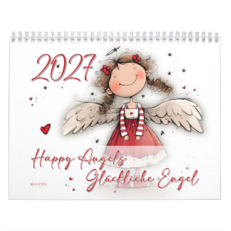 Glada Änglar – Glückliche Engel 2027 Kalender