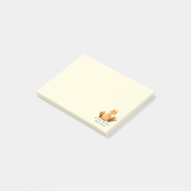 Glada ankunge roliga Post-it®-lappar Post-it Block (Vinklad)