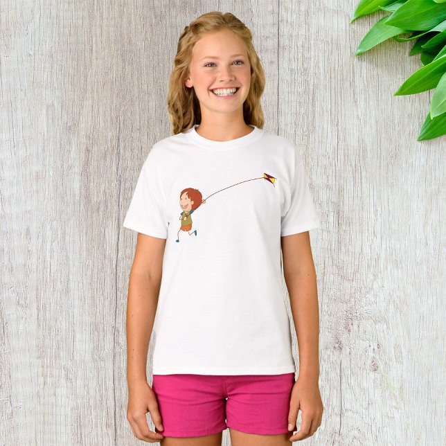 Glada barn flyger drakar, lycklig barndom t shirt (Skapare uppladdad)