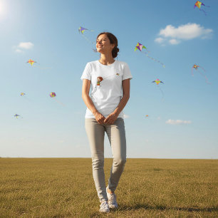 Glada barndomsminnen av drakflygning t shirt