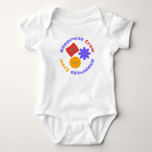 Glada besättningsfigurer t shirt