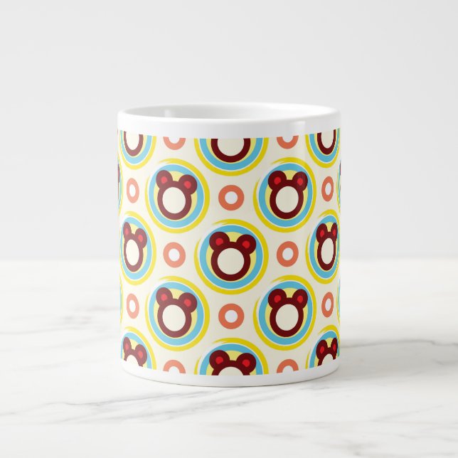 glada björnar kaffemugg jumbo mugg (Framsidan)