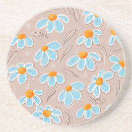 Glada blommor sandsten underlägg