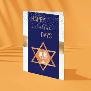 Glada Brödets Dag Hanukka Julkort