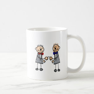 Glada brudgummar kaffemugg