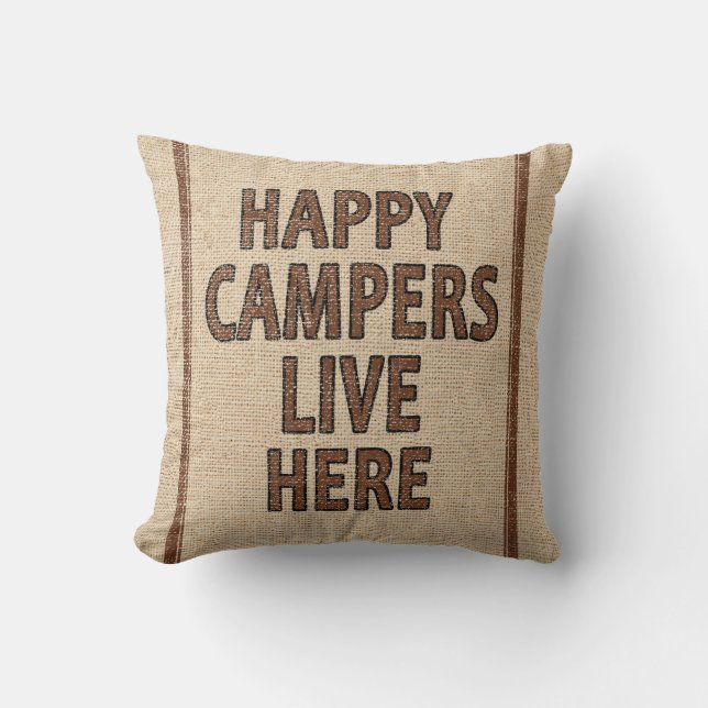 Glada Campare Flour Sack Kudde (Framsida)