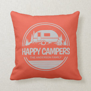 Glada Campers Vintage Silhuett Camping Kudde