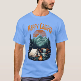 Glada Campingälskare T Shirt