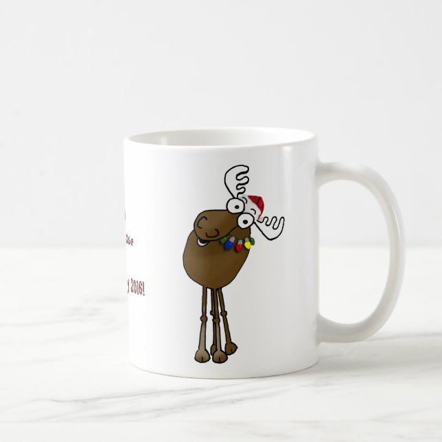 Glada Christmoose! Kaffemugg (Höger)