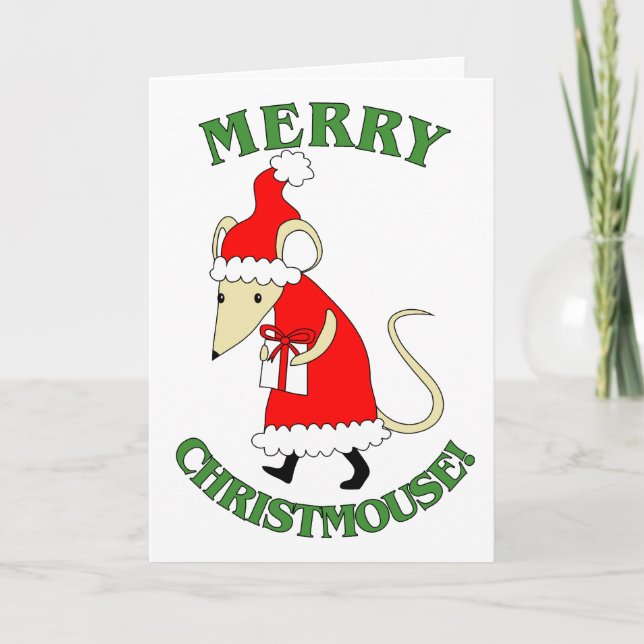 Glada Christmouse Helgkort (Framsida)