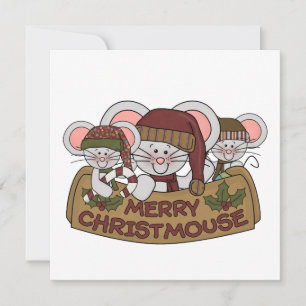 Glada Christmouse Julkort