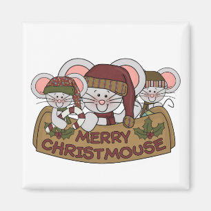Glada Christmouse Magnet