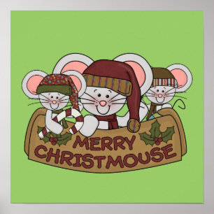 Glada Christmouse Poster