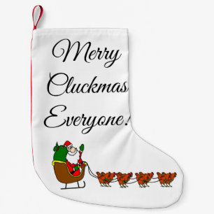 Glada Cluckmas alla! Julstrumpa