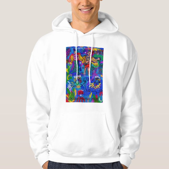 Glada dagar hoodie (Framsida)