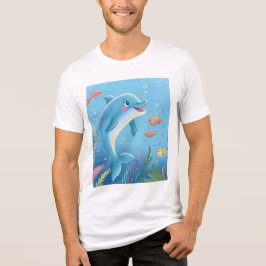 Glada delfinögonblick t shirt