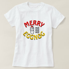 Glada Eggnog Helgdagar – Julskämt Ordlek T Shirt