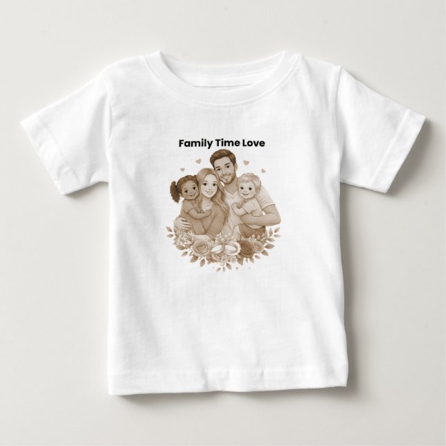 Glada Familjestunder – Kärlek & Gemenskap T Shirt (Framsida)