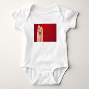 Glada fingrar Alla hjärtans dag Tee Shirt