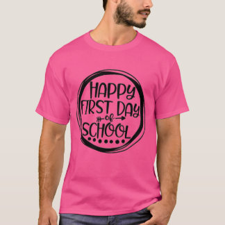 Glada första skoldagen Elevlärare Outfit fri T Shirt