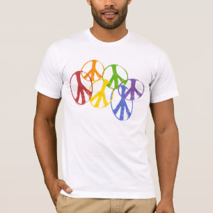 Glada fredsymboler t-shirt