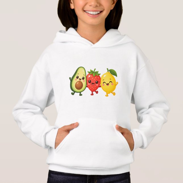 Glada fruktvänner t shirt (Framsida)