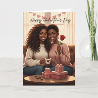 Glada Galentine-dagen-kort Helgkort