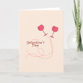 Glada Galentine dagskort Helgkort