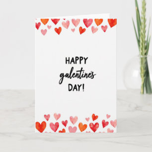 Glada Galentines Vänskapskort Kort