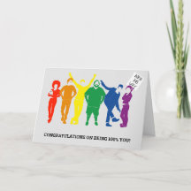 Glada Gay Pride Kommer Ut Grattis Custom