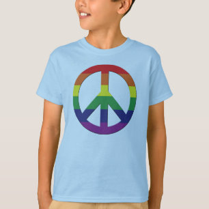 Glada grafiska utslagsplatser - fred Sign_03 T-shirt