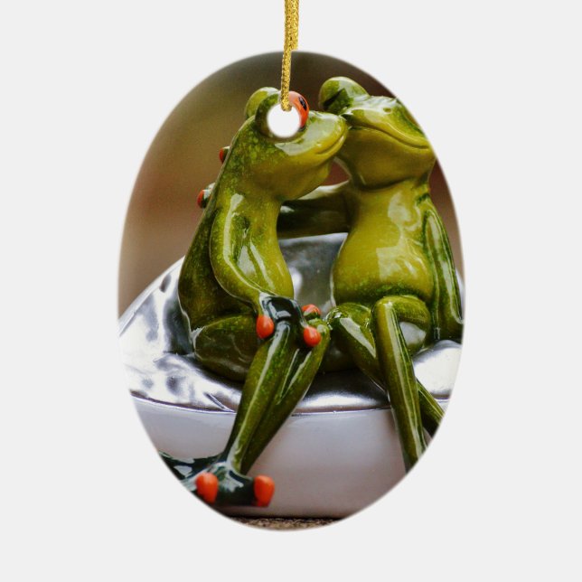 Glada Grodor Julgransprydnad Keramik (Framsidan)