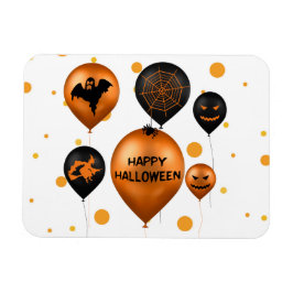 Glada Halloween-festballonger Magnet