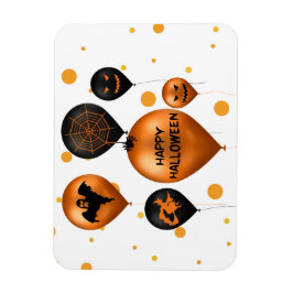 Glada Halloween-festballonger Magnet