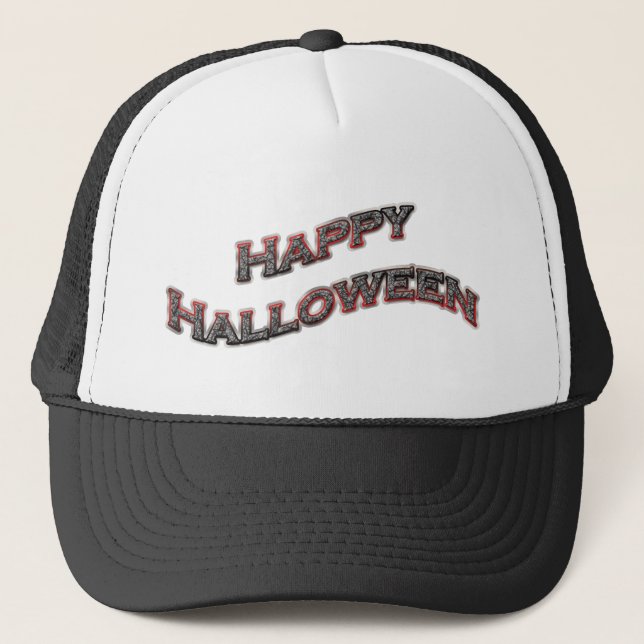 Glada Halloween Hattar Truckerkeps (Framsida)