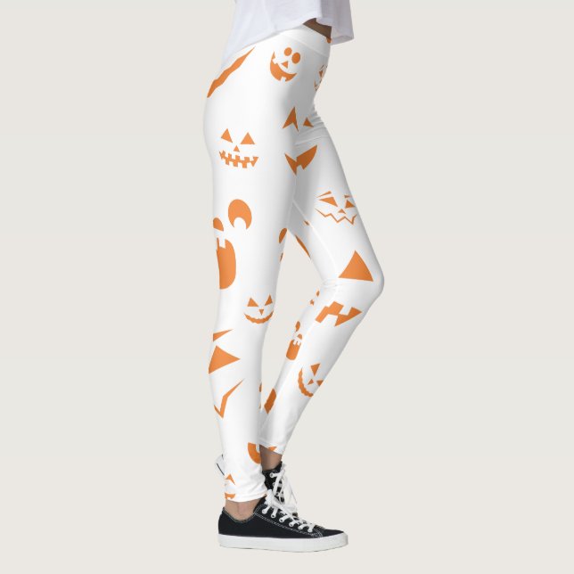 Glada Halloween Leggings För Kvinnors Mode (Höger)