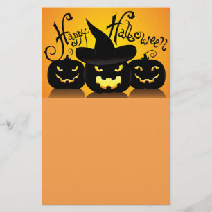 Glada Halloween-pumpar Flygblad
