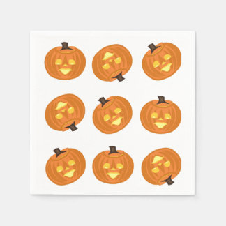 Glada Halloween tema servetter